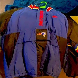 Patriots youth large vintage starter jacket